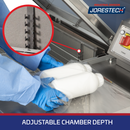 Stainless Steel Chamber Shrink Wrapping System with Heater and Sealer All-in-One – 22” X 16”