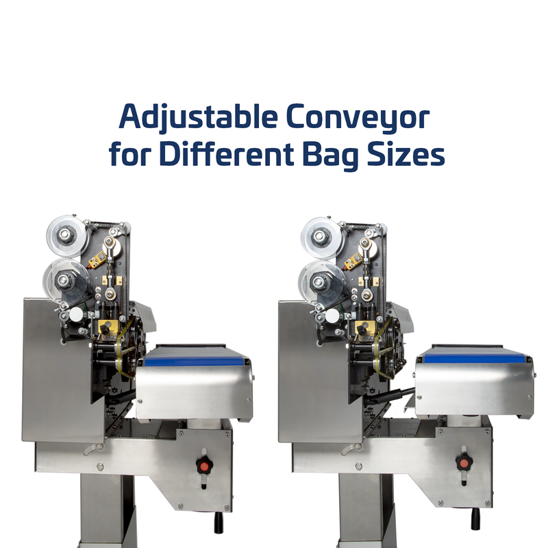 Stainless Steel Digital Horizontal Continuous Band Sealer 1000I with Coder