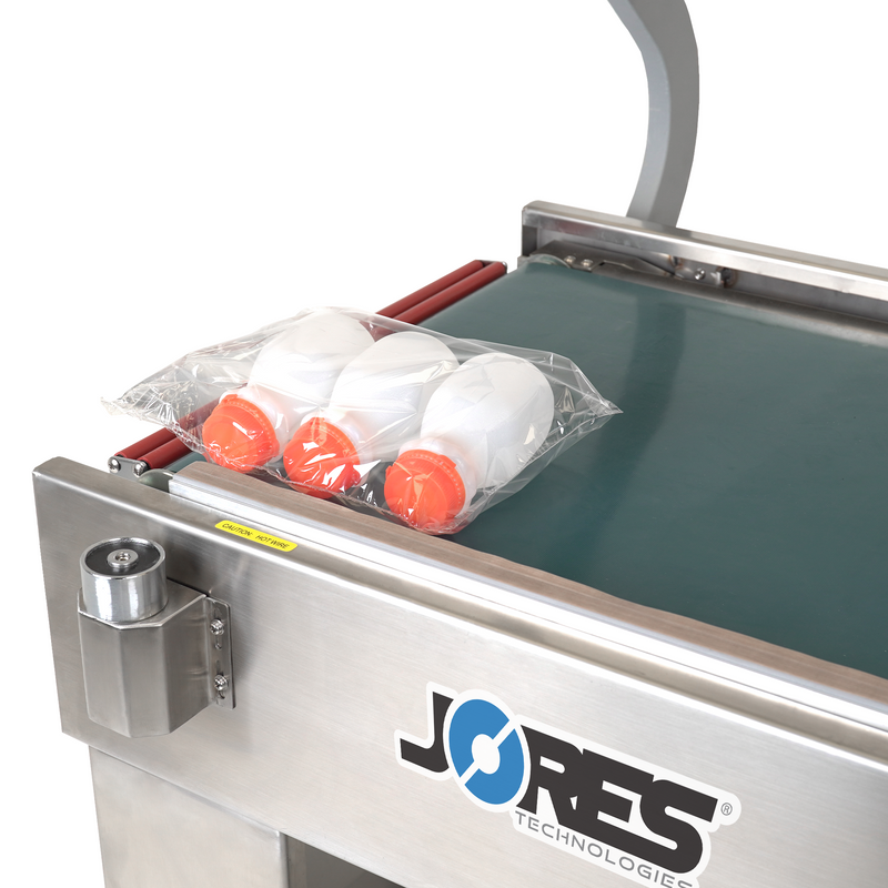 Stainless Steel L Bar Film Sealer with Conveyor – 19” x 17”