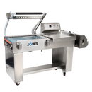 Stainless Steel L Bar Film Sealer with Conveyor – 19” x 17”