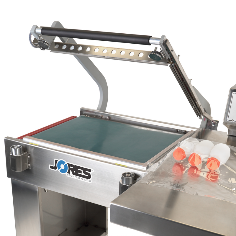 Stainless Steel L Bar Film Sealer with Conveyor – 19” x 17”