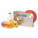 Stainless Steel Manual Bag Taper with 10 Orange Self-Adhesive 3/8” Tape Rolls