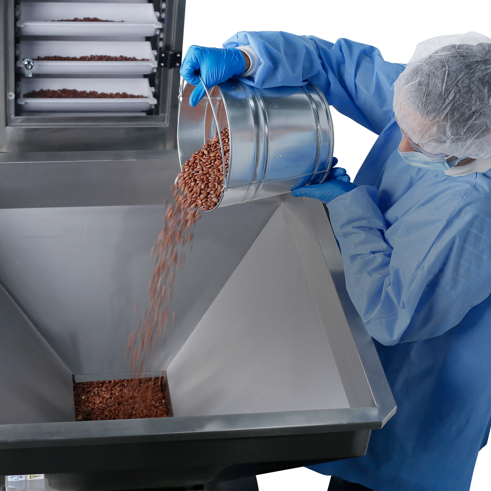 Stainless Steel Motorized Bucket Elevator