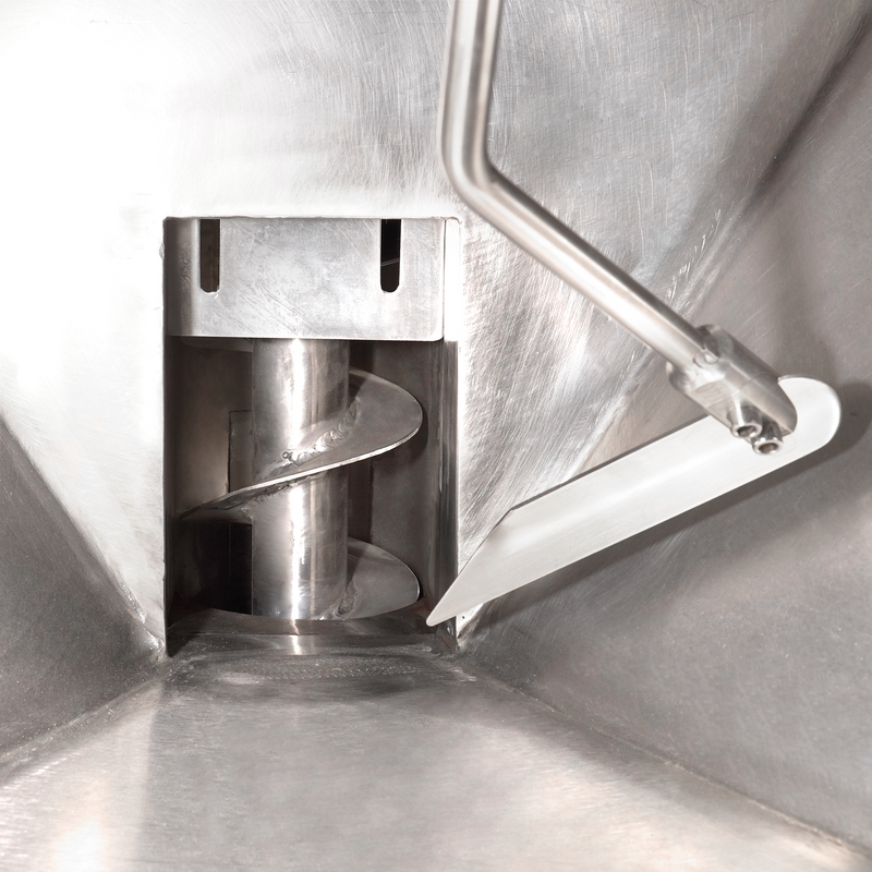 Stainless Steel Powder Screw Elevator with Agitator