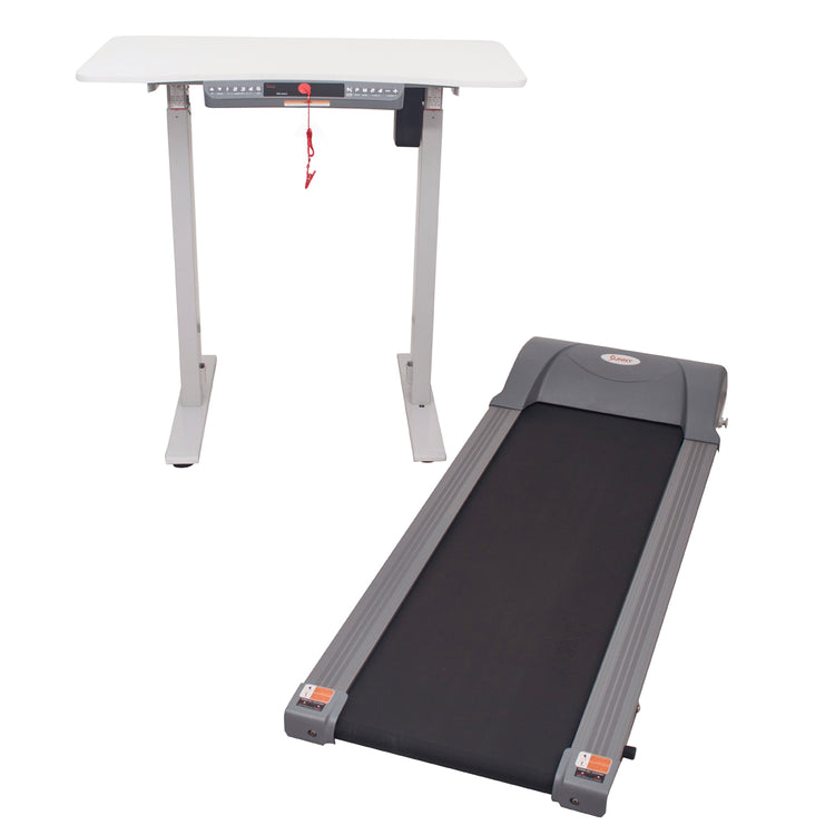 Sunny Health & Fitness Treadmill with Detachable Automated Desk - SF-TD7884