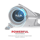 Bicicleta elíptica preprogramada Sunny Health &amp; Fitness SF-E3912