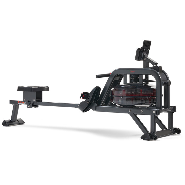 Sunny Health & Fitness Obsidian Surge 500 m Water Rowing Machine SF-RW5713