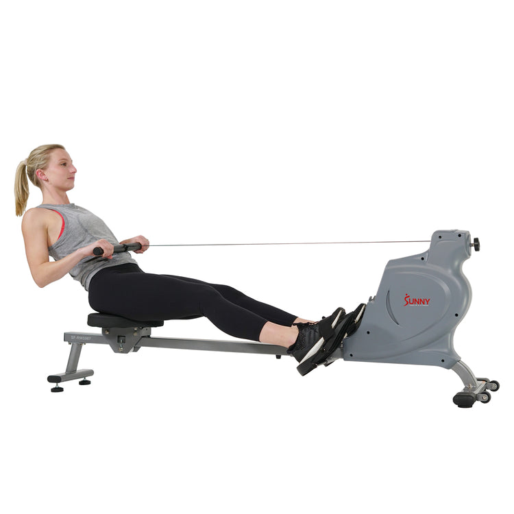 Sunny Health & Fitness Space Efficient Convenient Magnetic Rowing Machine – SF-RW5987