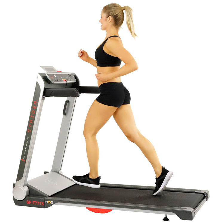 Sunny Health & Fitness Strider Treadmill with 20" Wide LoPro Deck SF-T7718