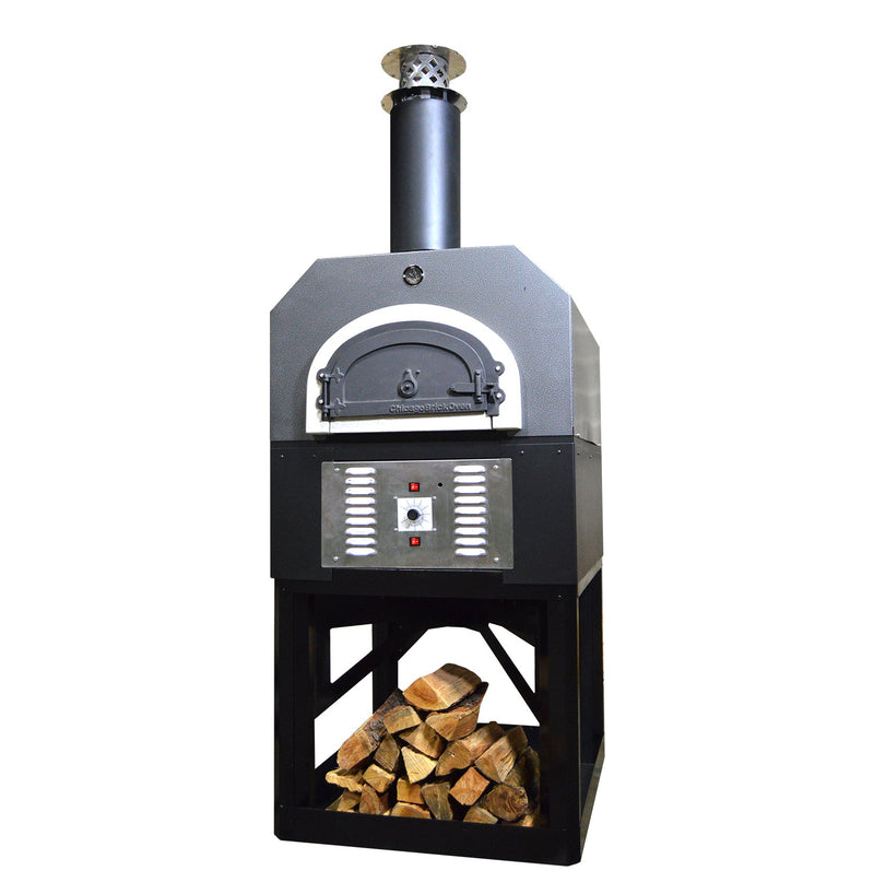 Chicago Brick Oven - CBO 750 Hybrid Pizza Oven DIY Kit (Residential) | Dual-Fuel (Gas and Wood)CBO 750 Hybrid Pizza Oven with Stand (Commercial) | Dual Fuel (Gas and Wood)
