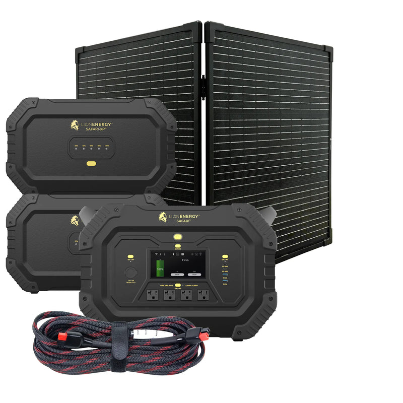 Safari+2 XPs - Portable Power Station Bundle (3,000W, 6,988Wh, LiFePO4)