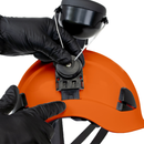 Safety Helmet System with Face Shield and Earmuffs