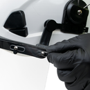 Safety Helmet System with Face Shield and Earmuffs