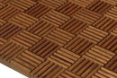 Sapele Madlen Mesh-mounted Wood Mosaic Wall Tile - Livfloors Collection
