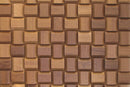 Sapele Pyramid Mesh-mounted Wood Mosaic Wall Tile - Livfloors Collection