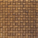 Sapele Straw Mesh-mounted Wood Mosaic Wall Tile - Livfloors Collection