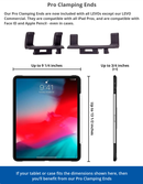 LEVO Dual Clamp Tablet Cradle for LEVO G2 Stands