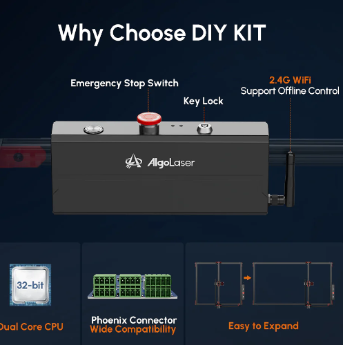 KIT DIY AlgoLaser Grabador láser de diodo de 5 W