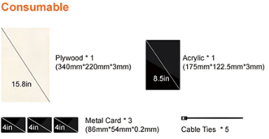 KIT DIY AlgoLaser Grabador láser de diodo de 5 W