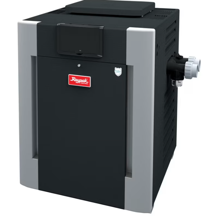 Raypak 206K BTU Propane Gas Pool Heater – Digital Ignition & Cupro-Nickel (014950)