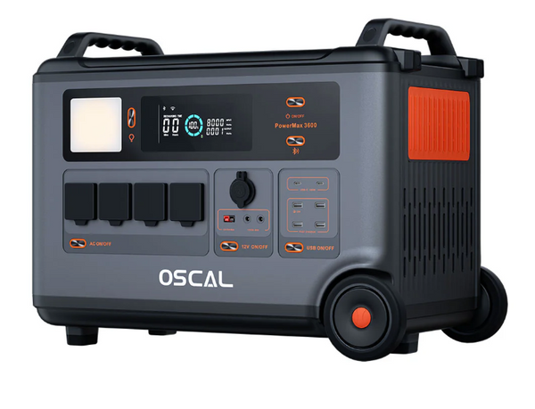 Oscal PowerMax 3600 Portable Power Station | Wellbots