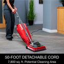Sanitaire Tradition Upright Bagged Commercial Vacuum, SC886F, Red, (EURSC886E)