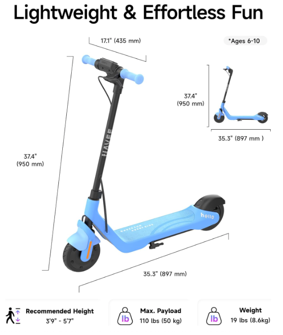 Navee K100 E-Scooter for Kids
