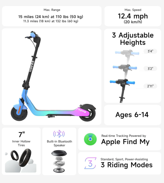 Navee K100 Pro E-Scooter for Kids