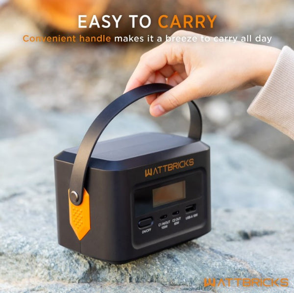 ピーター　0410 Special bundle: Wattbricks H100 Portable Power station (100W) +