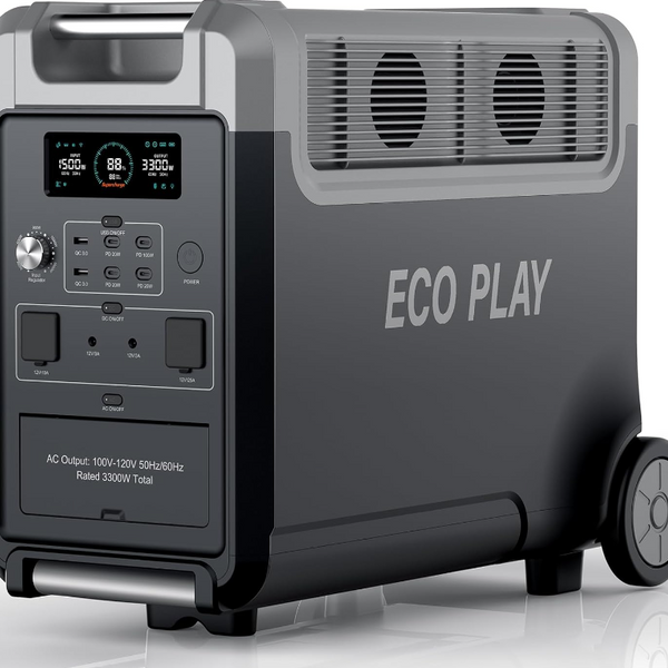 Eco Play N066 3840Wh Portable Power Station | Wellbots | Free Shipping