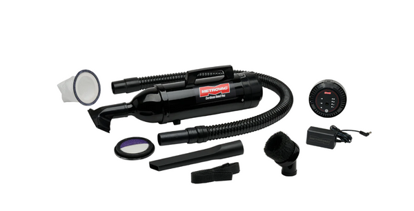 Metrovac CHV-B6: ASPIRADORA DE MANO INALÁMBRICA DELUXE - NEGRA
