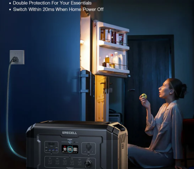 GRECELL Portable Power Station 4000W - 5040WH