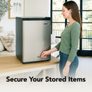 Whynter 2.1 Cu Ft Upright Freezer, Stainless | CUF-210SS
