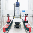 Semi-Automatic Case Sealer Machine with Top / Bottom Traction