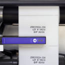 Semi-Automatic Label Applicator for Round Containers with Integrated Printer