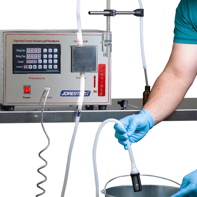 Semi-Automatic Low Viscosity Liquid Filler with Magnetic Rotary Pump