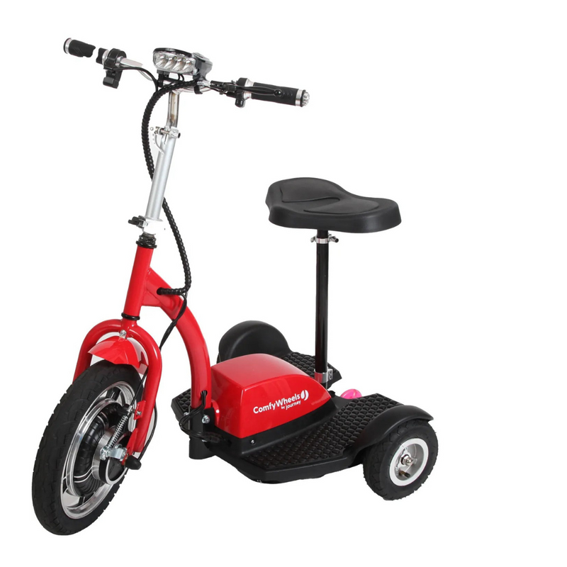 Journey Comfy Wheels 3 Wheel Scooter (Red/Blue/Black)