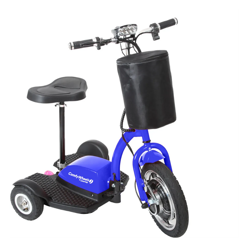 Journey Comfy Wheels 3 Wheel Scooter (Red/Blue/Black)