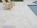 Shell Stone White Fossil Limestone Tumbled Pavers - Full Truckload