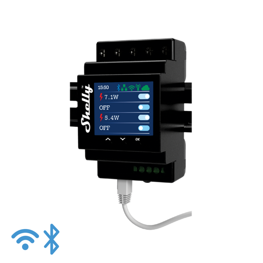 Shelly Pro 4PM Módulo Relé Inteligente
