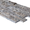 Silver Ledger 3D Panel 6"x24" Natural Travertine Wall Tile - Full Truckload