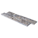 Silver Ledger 3D Panel 6"x24" Natural Travertine Wall Tile - Full Truckload