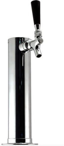 Single Faucet Chrome 2.5" Column Tower