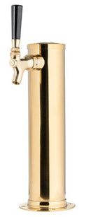 Single Faucet Glycol Ready PVD Body - All SS304 Contact 3" Column Tower