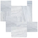 Solto White Marble Tumbled Pavers - Full Truckload