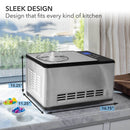 Whynter 2.1 Quart Automatic Ice Cream & Yogurt Maker with Built-In Compressor | ICM-220SSY