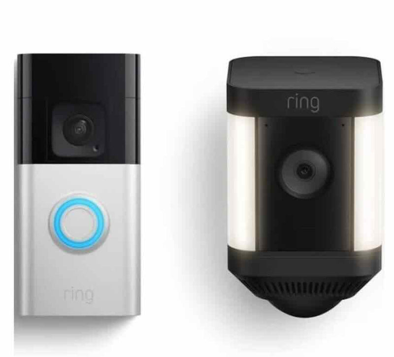 Special Bundle: Ring Battery Doorbell Plus + Ring Spotlight Cam Battery Plus