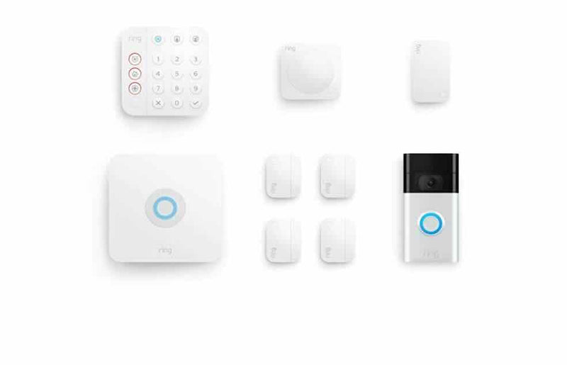 Special Bundle:  Ring Video Doorbell (Gen 2) + Ring Alarm Kit V2 700 Series (8 pieces)