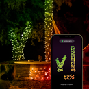 Twinkly Strings 600 LED RGB, Including White, LED Light String, Smart Multicolor LED Lights, Christmas Lights, Mappable LEDs, IP44, Green Wire, Packaging May Vary, 157.5ft