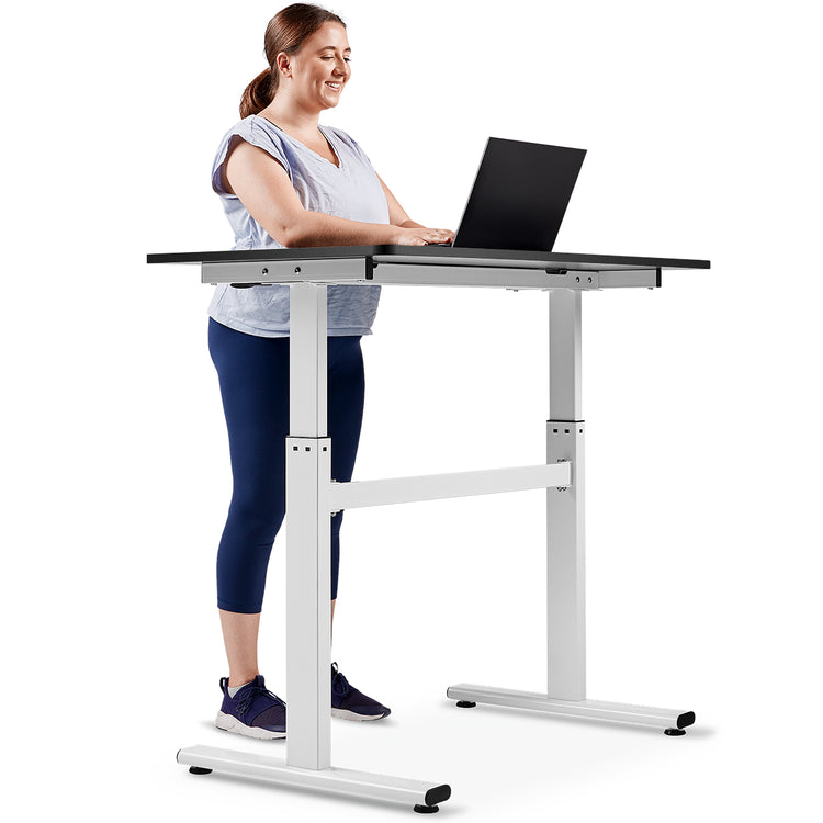 Escritorio de pie ajustable con accionamiento neumático multiusos Sunny Health &amp; Fitness – SF-A023001
